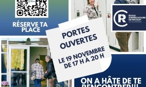 Portes ouvertes à l’École d’agriculture – 19 novembre de 17 h à 20 h
